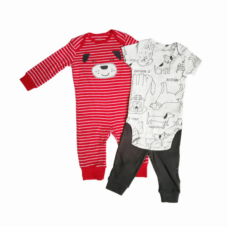 3-Piece Baby Outfit Set for Spring and Autumn