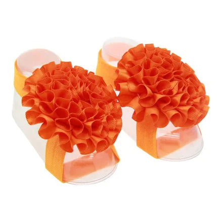 Baby Floral Headband and Foot Accessories Set