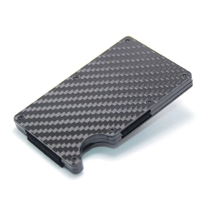 Men's Business Card Holder - RFID Carbon Fiber Wallet