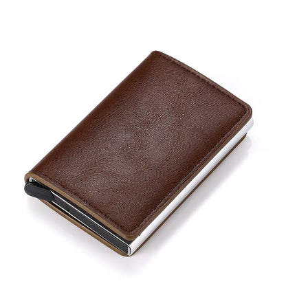 RFID-Proof Aluminum Card Wallet for Men (Credit Card Holder)