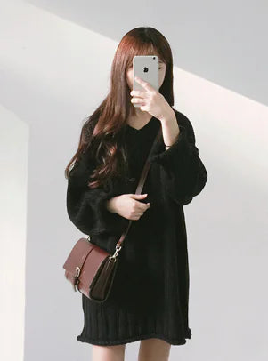 Knit Sweater Dress for Women